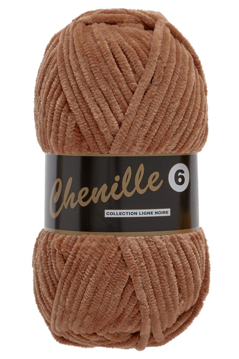 Chenille 6 Garn i Lysebrun - 100g Nr. 792