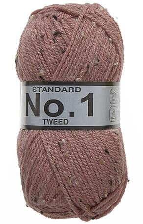 No. 1 Tweed Garn i Støvet Rosa, 50 g fra Niah Design