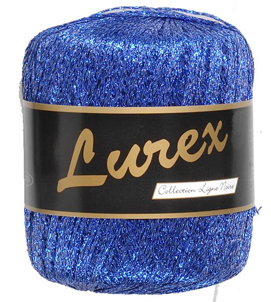 Lurex Glimmergarn Mørk Blå - Effektgarn til Strikning