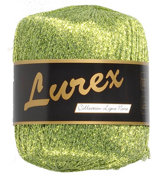 Lurex Glimmergarn i Lys Grøn - Effektgarn til Hækling