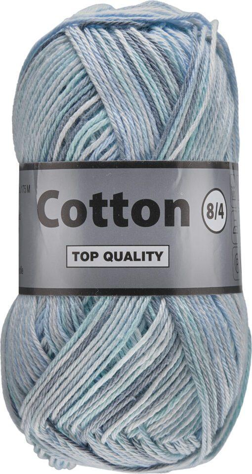 Lammy Cotton 8/4 - Støvede Blå Farver, 50 g, Nr. 622