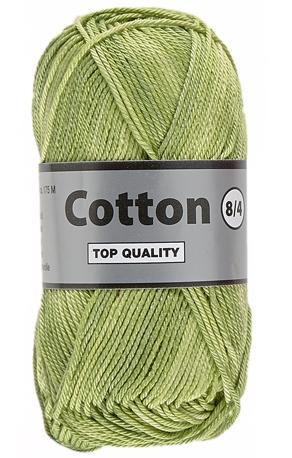 Lammy Cotton 8/4 - Multifarvet Garn i Grønne Nuancer 50g