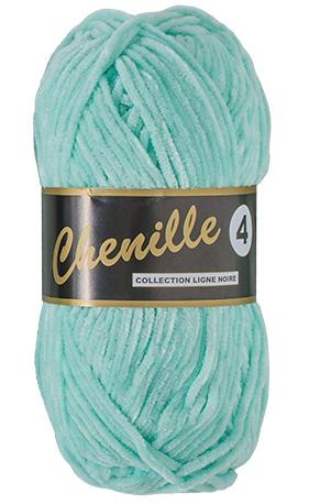 Chenille 4 Garn i Mintgrøn - 50 g fra Niah Design