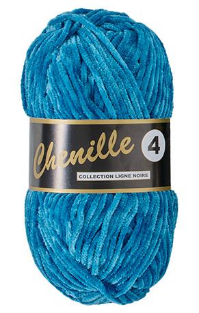 Chenille 4 Garn Mørk Blå 50 g fra Niah Design