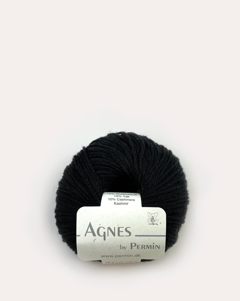 Agnes by Permin - Luksuriøst sort garn til gode priser