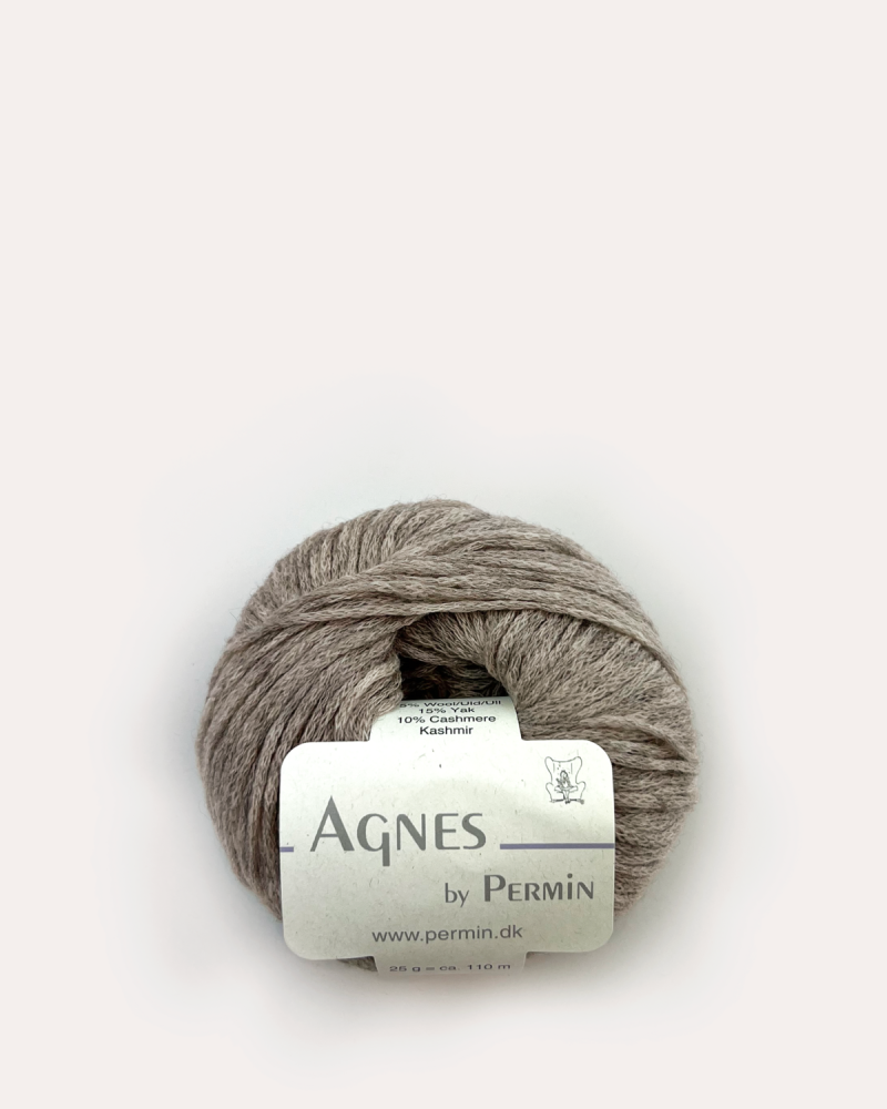 Agnes by Permin - Luksuriøst Beige Garn til Kreativitet
