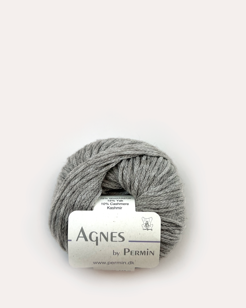 Agnes by Permin - Luksuriøst Garn i Stengrå - 03