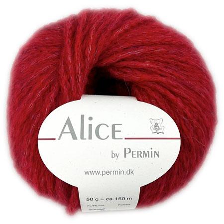 Alice Permin - Alpaca Uldgarn - Farve 886240 Rød