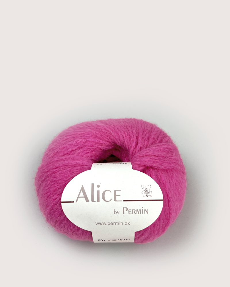 Alice by Permin - Hot Pink Garn - Luftigt og Blødt 50g