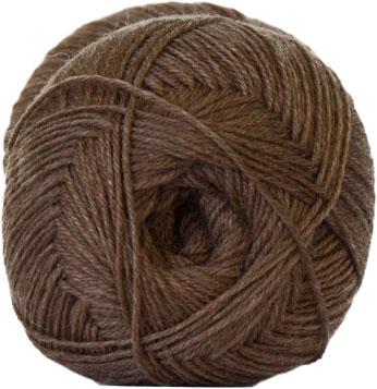 Aloe Vera Strømpegarn Hjertegarn - Fv 211 Brun Tilbud!