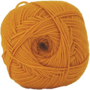 Aloe Vera Strømpegarn Hjertegarn - Karrygul 5752