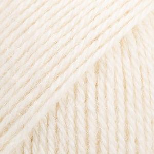 Drops Alpaca Garn - Off White - 100% Ren Alpakka