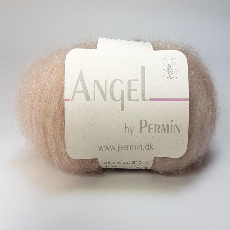 Angel Permin - Mohair og Silkegarn - Farve 884131 Pastel Puder