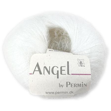 Angel Permin - Mohair og Silkegarn - 884101 Hvid