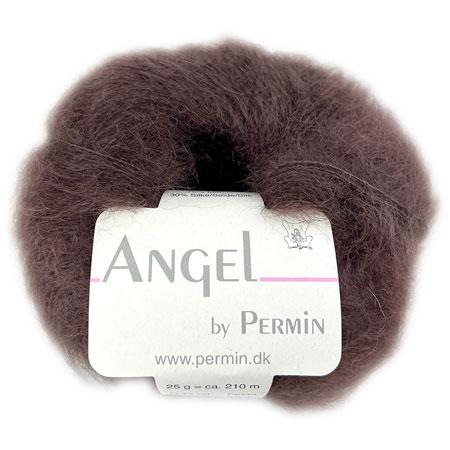 Angel Permin - Mohair og Silkegarn - Mørk Chokolade