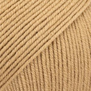 DROPS Baby Merino Garn - Peanut 55 - Blød Uld til Babystrik