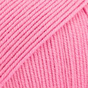 DROPS Baby Merino Garn - Pink - 07 til Børnestrik