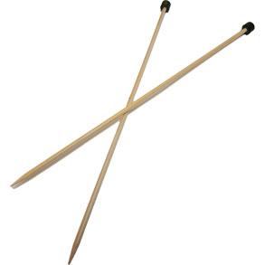 Bambus Rundpinde 30 cm - Ideel til Strikning!