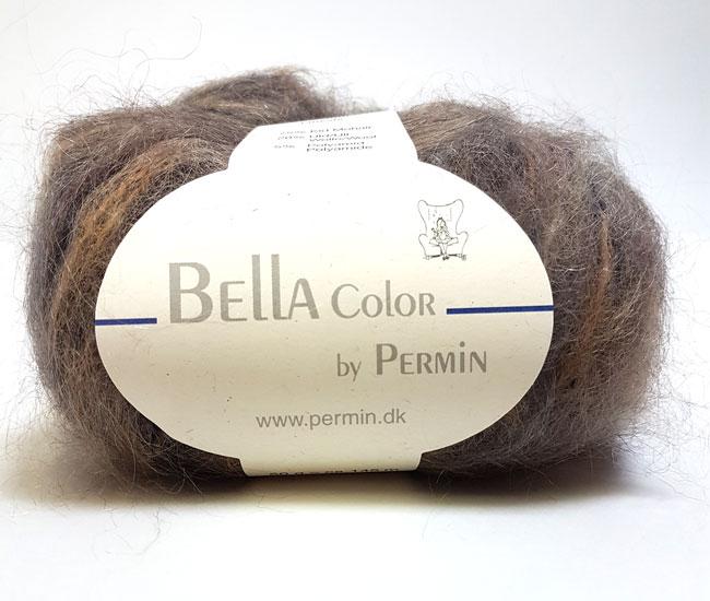 Bella Permin Garn - Blødt Mohairgarn i Beige 50g