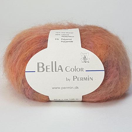 Bella Permin Garn - Koral Orange Mohairgarn 883152