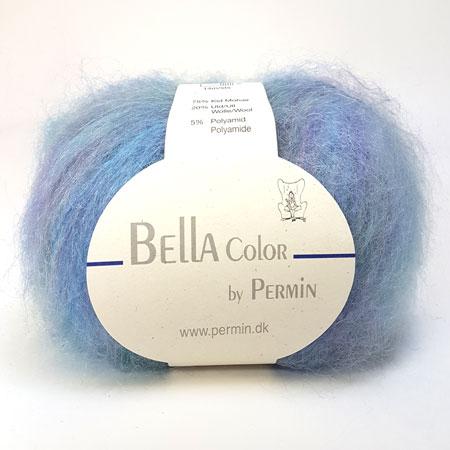 Bella Permin Garn - Flerfarvet Mohairgarn med Uld