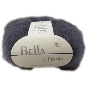 Bella Permin Garn - Eksklusivt Mohairgarn i Grå