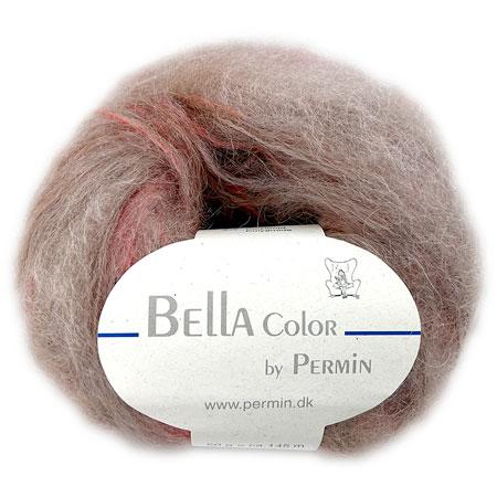 Bella Permin Mohairgarn - Beige/Rust 883163 - Udsalg!
