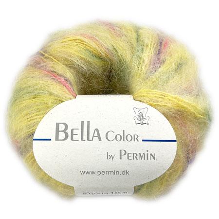 Bella Permin Garn - Blødt Mohairgarn i Pink/Lilla/Grøn