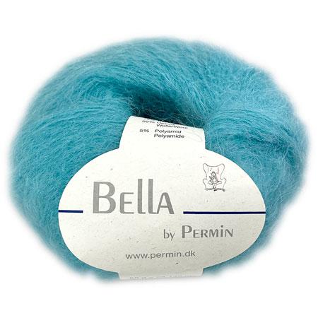 Bella Permin Garn - Blødt Mohairgarn i Turkis 883260