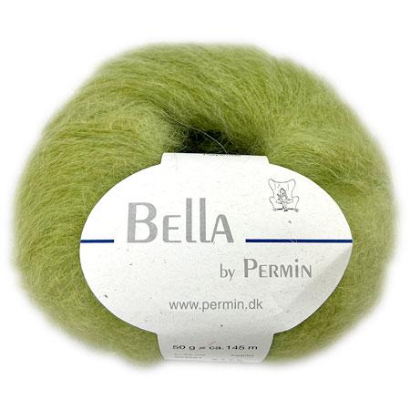 Bella Permin Garn - Eksklusivt Mohairgarn i Lime 883261