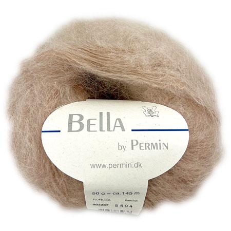 Bella Permin Garn - Lækkert Mohair med Uld og Polyamid