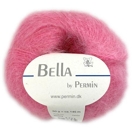 Bella Permin Garn - Eksklusivt Mohairgarn i Lys Pink