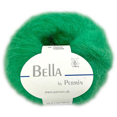 Bella Permin Garn - Blødt Mohairgarn i Sport Grøn