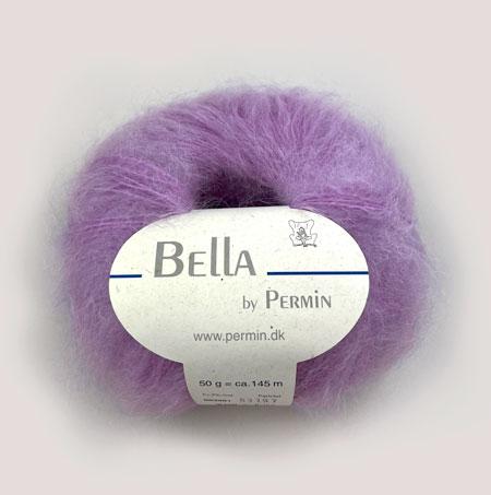 Bella Permin Garn - Lækkert Mohairgarn i Violet 883281