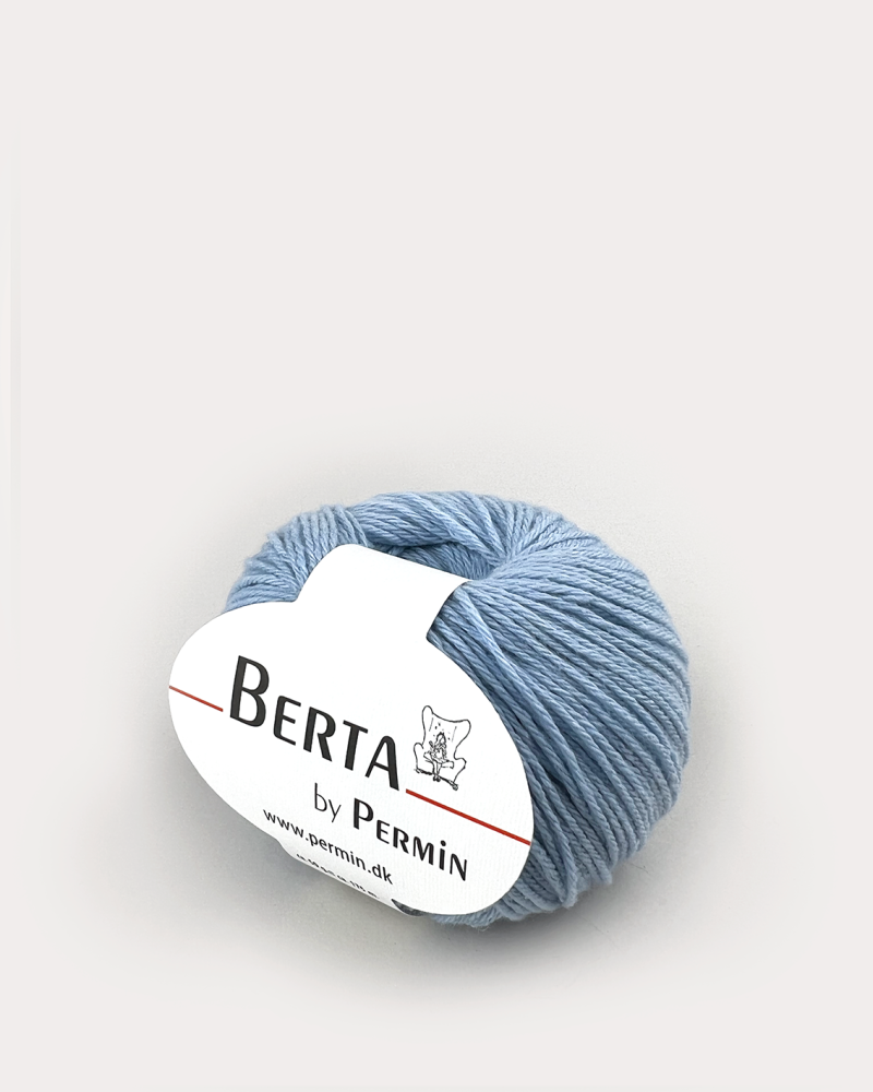 Berta by Permin - Babyblå Garn til Børnestrik
