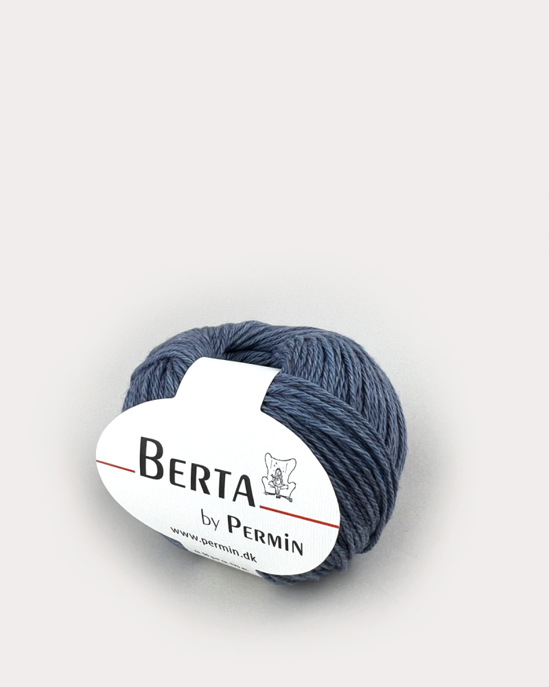 Berta by Permin - Lys Denim Garn til Strik 09