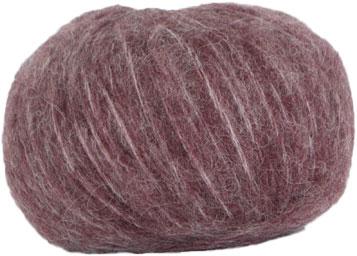 Hjertegarn Børstet Uld - Alpaca Garn - Rød Brun 1623