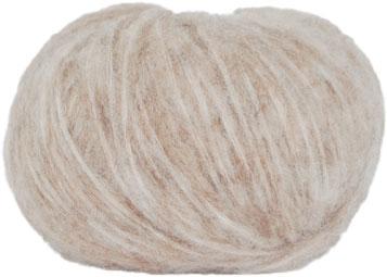 Hjertegarn Børstet Uld - Alpaca Garn i Beige - Fv 282