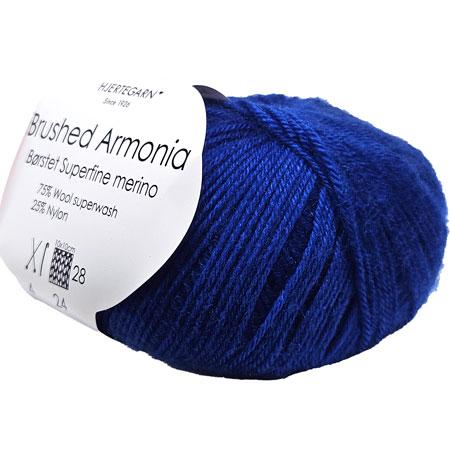 Børstet Superfine Merino Uldgarn - Kobolt Blå 6500