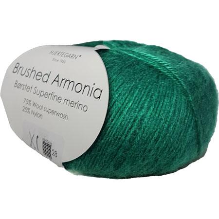 Børstet Superfine Merino Uldgarn i Grøn - Fv 1420
