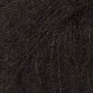 DROPS Børstet Alpaca Silke - Sort - Eksklusivt Garn