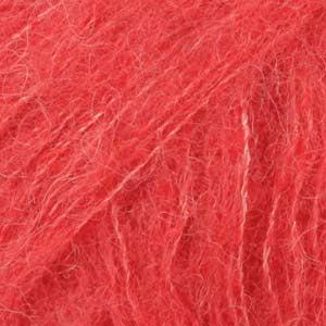 DROPS Børstet Alpaca Silke - Koralfarvet Garn 25g