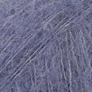 DROPS Børstet Alpaca Silke - Denim Blå - Eksklusivt Garn