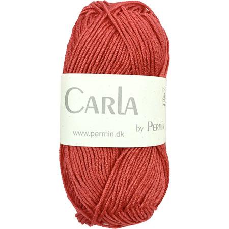 Carla By Permin - Garn i Tomatfarve med Bomuld & Modal