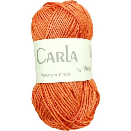 Carla By Permin - Garn i Bomuld & Modal, Fv 882609 Mandarin