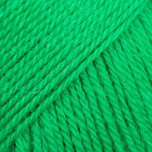 DROPS Flora Garn - Parrot Green - 27 til Hverdagsbrug