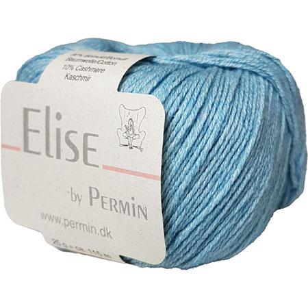 Permin Elise - Blødt Garn med Cashmere - Lyseblå 881114