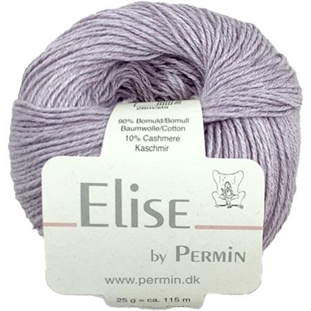 Permin Elise Garn - Bomuld/Cashmere - Fv 881125 Mulberry