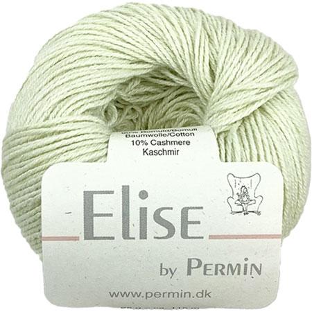 Permin Elise Garn - Bomuld/Cashmere - Fv 881126 Acid Lime