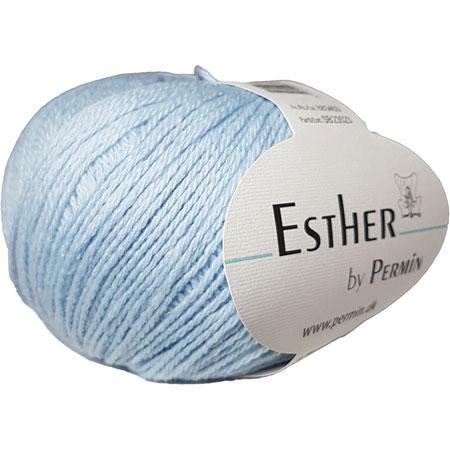 Permin Esther Garn - Fv 883453 Lyseblå til kreative projekter
